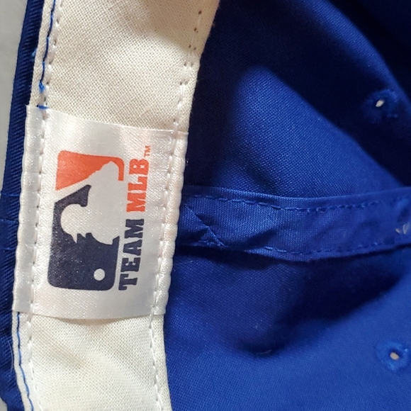 6-Panel OUTDOOR CAP Team MLB Ballcap-Royal Blue w/White Embroidered LA-EC-Sz S/M - Picture 9 of 12